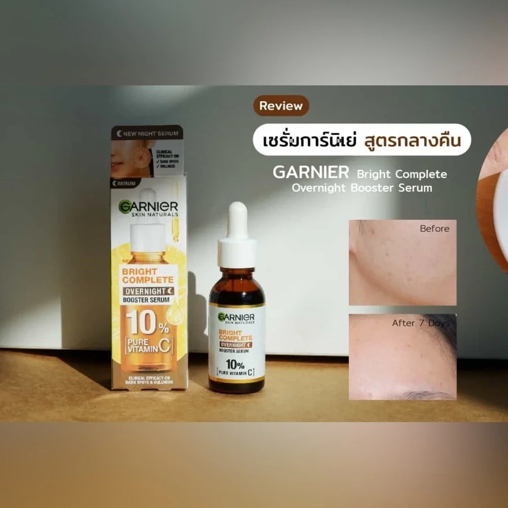 Garnier Bright Complete Overnight Vitamin C Serum 30 ml